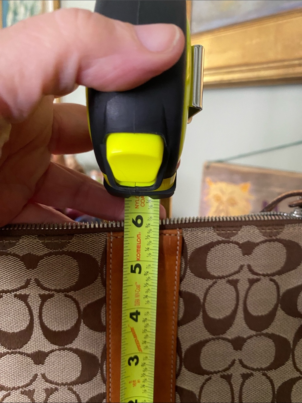 Coach Signature Slim Demi Zip Shoulder Bag - Vintage 2002 - Picture 15 of 15